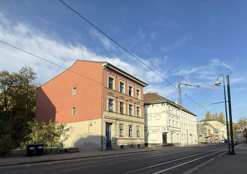 Straßenansicht - Lebuser Vorstadt - Odernähe - gemütliche 2-Zimmer-Wohnung - 2. OG