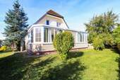 Außenansicht Wintergarten - Einfamilienhaus in Groß Pankow (Prignitz) zum Kaufen