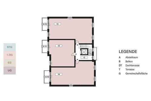 Geschossübersicht 1. OG - 