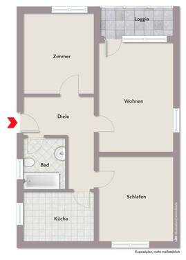 immoGrafik-Exposeplan-24403163101-unmoebl-DINA4 - 