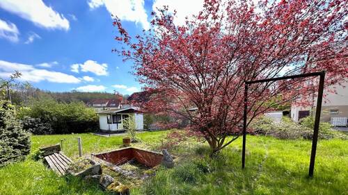 Seitlicher Blick auf das Grundstück - 