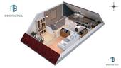 3D Grundriss links DG - 