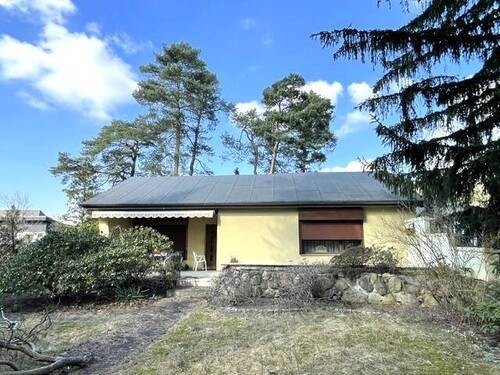 Frontansicht - Wandlitz OT Basdorf: 1.009 m² Baugrundstück zur Neubebauung u. 188 m² Verkehrsfläche