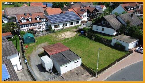 Blick von oben - Grundstück zum Kaufen in Schwalmstadt / Niedergrenzebach