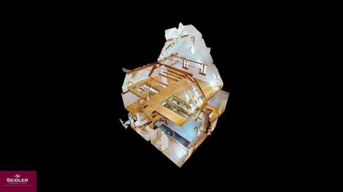 3D-Schnitt des Hauses - 