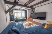 Wohnzimmer - Ihr neues Zuhause mitten in der Hamelner Altstadt - mit eigenem Garten!
