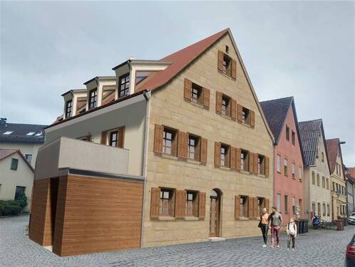 Hausansicht - 3 Zimmer Etagenwohnung in Altdorf b. Nürnberg