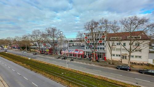 Drohnenaufnahme - Büro zur Miete in Mannheim / Neckarau