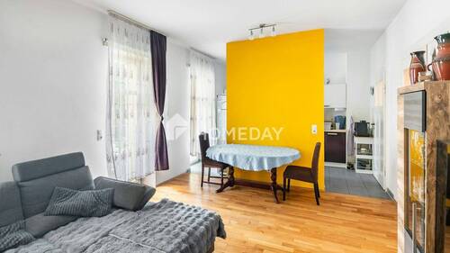 Wohnzimmer 2 - Etagenwohnung mit 81,30 m² in Leipzig zum Kaufen