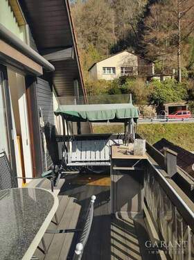 Balkon Wohnzimmer II - 2 Zimmer Etagenwohnung in Bad Herrenalb