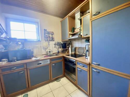 Küche mit farbiger EBK - 