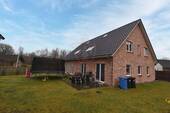 Ansicht Terrasse - 5 Zimmer Doppelhaushälfte in Groß Kummerfeld