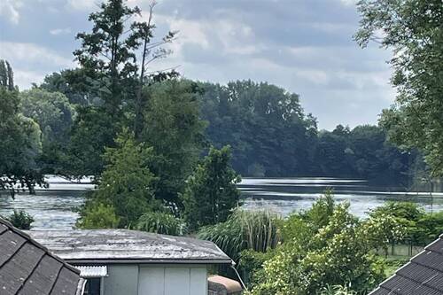 Blick von der Balkonterrasse - 5 Zimmer Einfamilienhaus zum Kaufen in Oyten