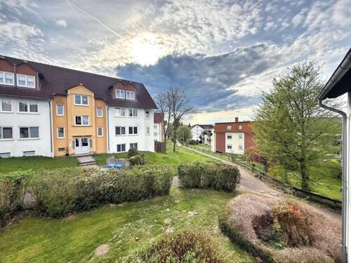 Blick vom Balkon - 3 Zimmer Etagenwohnung in Hann. Münden