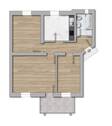 Grundriss - 3 Zimmer Etagenwohnung zur Miete in Hoyerswerda