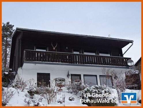 Außenansicht - Idyllisch gelegener Holz-Bungalow in ruhiger, sonniger Aussichtslage in Nationalparknähe