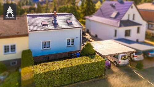 Luftaufnahme - 4 Zimmer Doppelhaushälfte zum Kaufen in Magdeburg