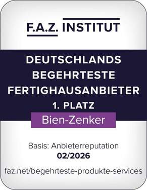  Begehrtester Fertighausanbieter - 