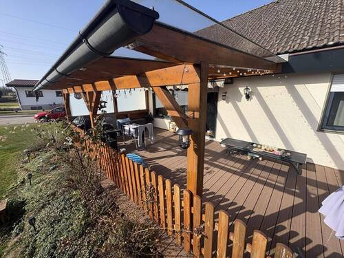 Terrasse - Einfamilienhaus mit 110,00 m&sup2; in Schömberg zum Kaufen