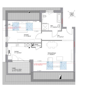 Wohnung Nr. 7 - Dachgeschoss - 