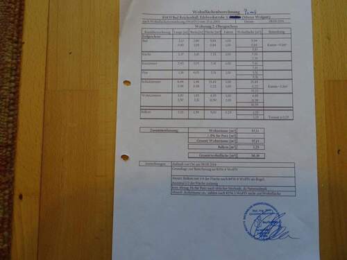 Flächenberechnung - 