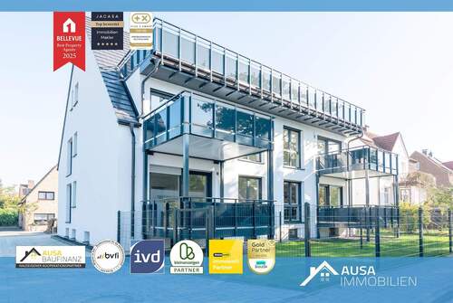 Hausansicht - Luxuswohnung mit Garten und bester Ausstattung (TOP-Lage)