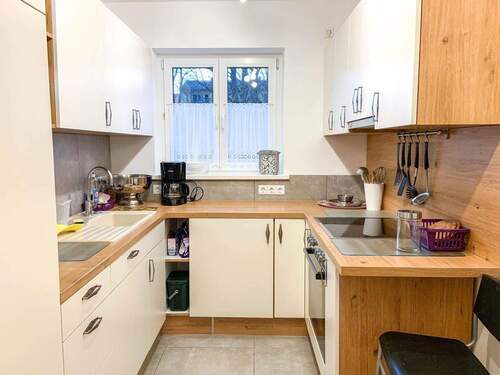 Einbauküche mit Waschmaschine - 3 12 Zimmer Etagenwohnung in Murnau