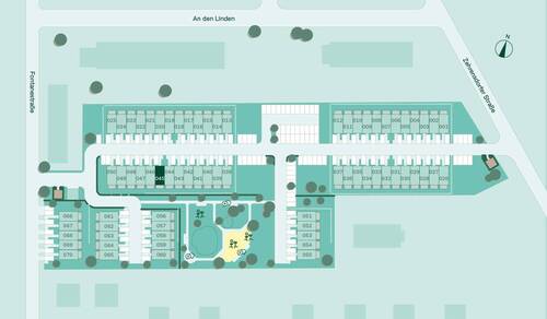 Lage des Reihenhaus im Quartier - 