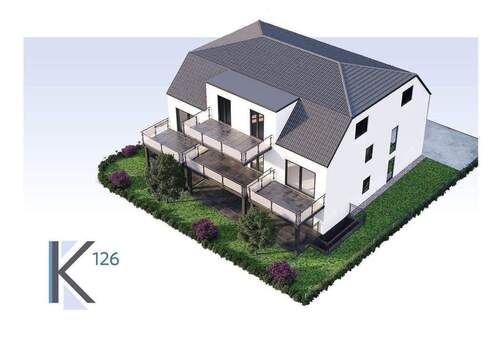 Ansicht - NEUER PREIS!!!!! - K-126 IN-SüdKothau 3 Zi. - OG - Wohnung - KfW 55