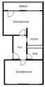 Bild 2 - 2 Zimmer Etagenwohnung zur Miete in Halle (Saale)