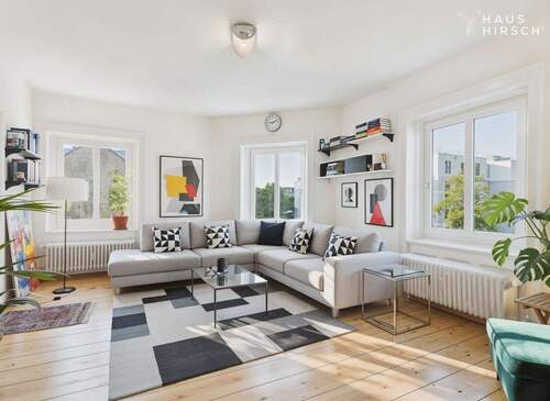 Wohnzimmer - Beispiel - 3 Zimmer Etagenwohnung in Hamburg