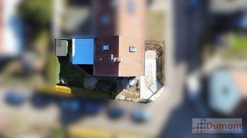 Luftaufnahme - 5 Zimmer Doppelhaushälfte in Schkopau