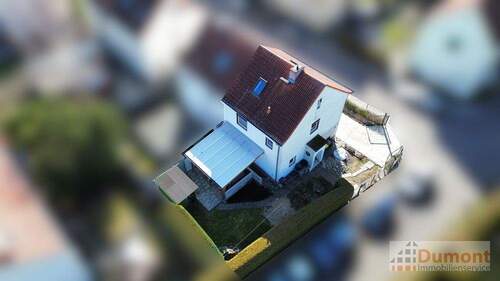 Luftaufnahme - Doppelhaushälfte mit 105,00 m&sup2; in Schkopau zum Kaufen