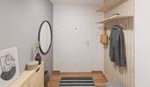 Heller und freundlicher Eingangsbereich - 3 Zimmer Terrassenwohnung in Hattingen