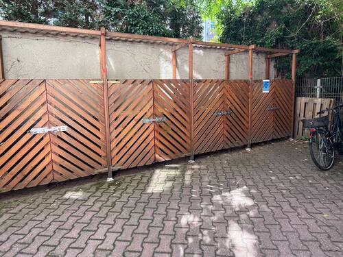 Carport für Mülltonnen - 