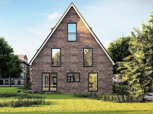 Ansicht Süd West - Doppelhaushälfte mit 100,00 m² in Hamburg zum Kaufen