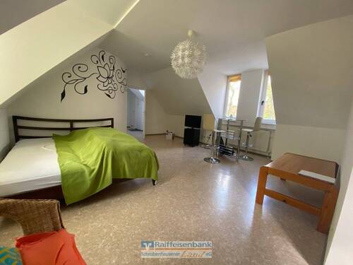 Wohn- und Essbereich - Etagenwohnung mit 38,40 m² in Schrobenhausen zur Miete