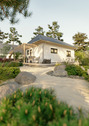 Gartenansicht WD - Bungalow mit 39,00 m&sup2; in Güstrow zum Kaufen