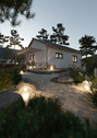 Gartenansicht Abend - 