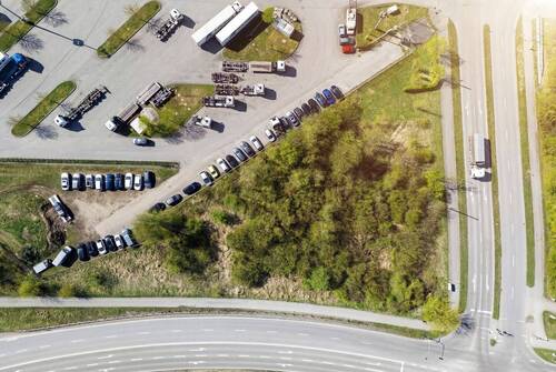 Luftbild Grundstück und Umgebung - 