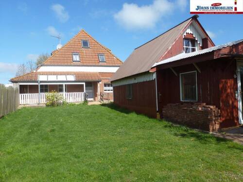 Rückansicht - 9 Zimmer Bauernhaus, Landhaus zum Kaufen in Fehmarn