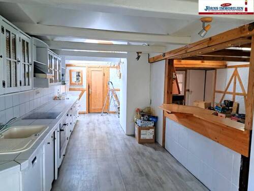 Teilansicht Küche im EG., - 