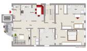 Grundriss - Geräumige Mietwohnung mit Balkon in der Altstadt