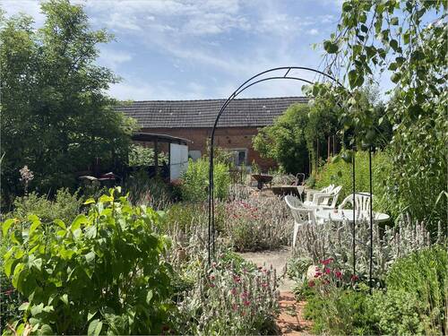 Garten - 1 Zimmer Bauernhaus, Landhaus in Casekow / Woltersdorf