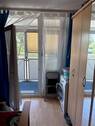 Schlafzimmer mit Balkontür - 