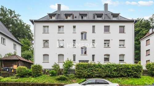 Außenansicht 1 - Gepflegte und gut geschnittene 3-Zimmer-Wohnung, 58 m² - ruhige Lage in Backnang