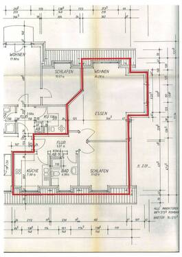 Grundriss 2-Zimmer Wohnung - Gemütliche, sanierte 3-Zimmer Wohnung in Stelle