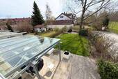 Gartenansicht vom Balkon - 