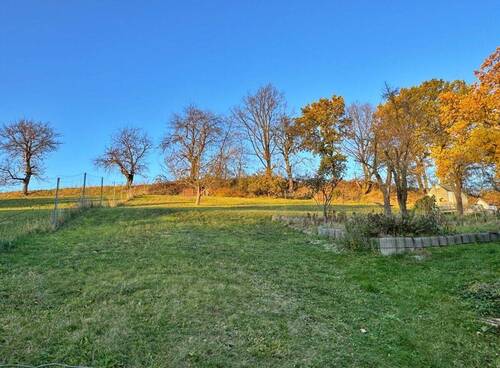 Blick auf das Grundstück - 