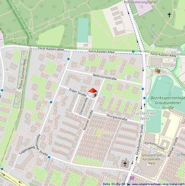 Lageplan - 4 Zimmer Etagenwohnung zum Kaufen in München